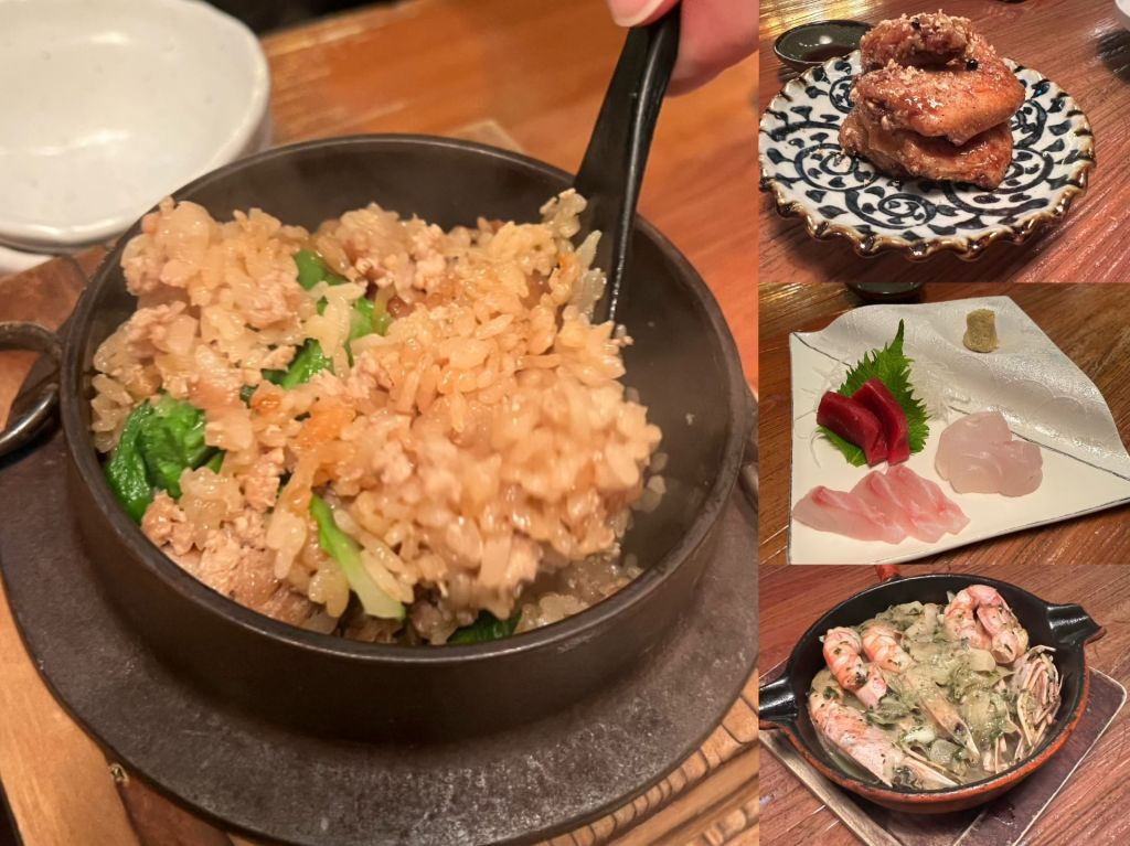台北中山站居酒屋推薦！【Hana Bi 日式居酒屋釜飯專門店】氣氛美、釜飯強推，約會聚餐超適合！