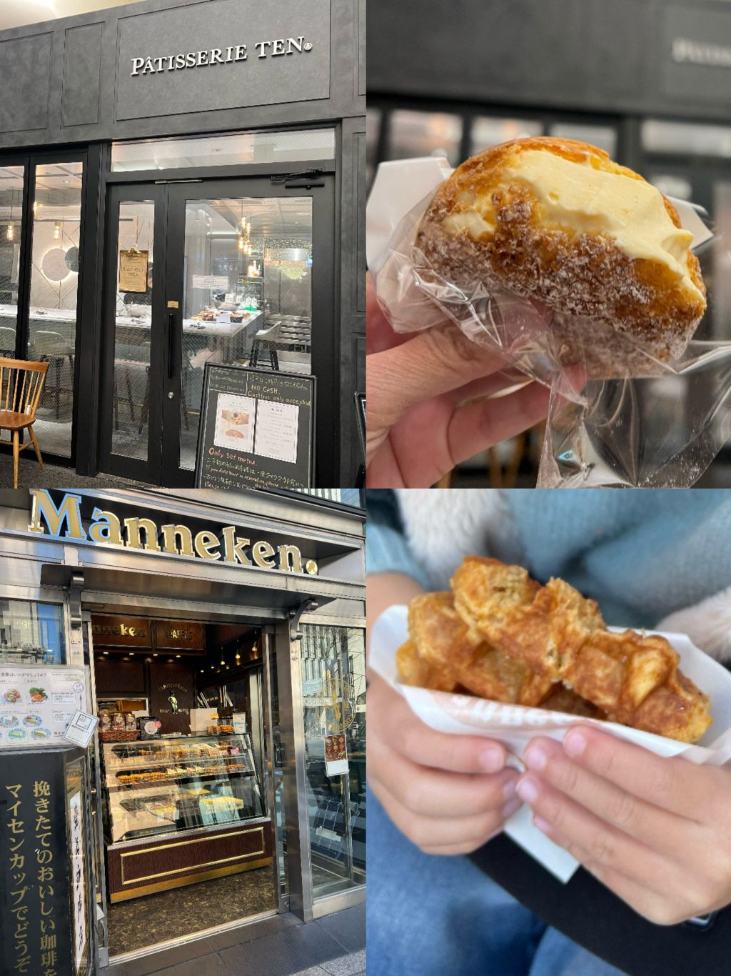 東京銀座必吃甜點！人氣泡芙【PATISSERIE TEN&】× 美味鬆餅【Manneken】，步行就能吃到兩間名店！