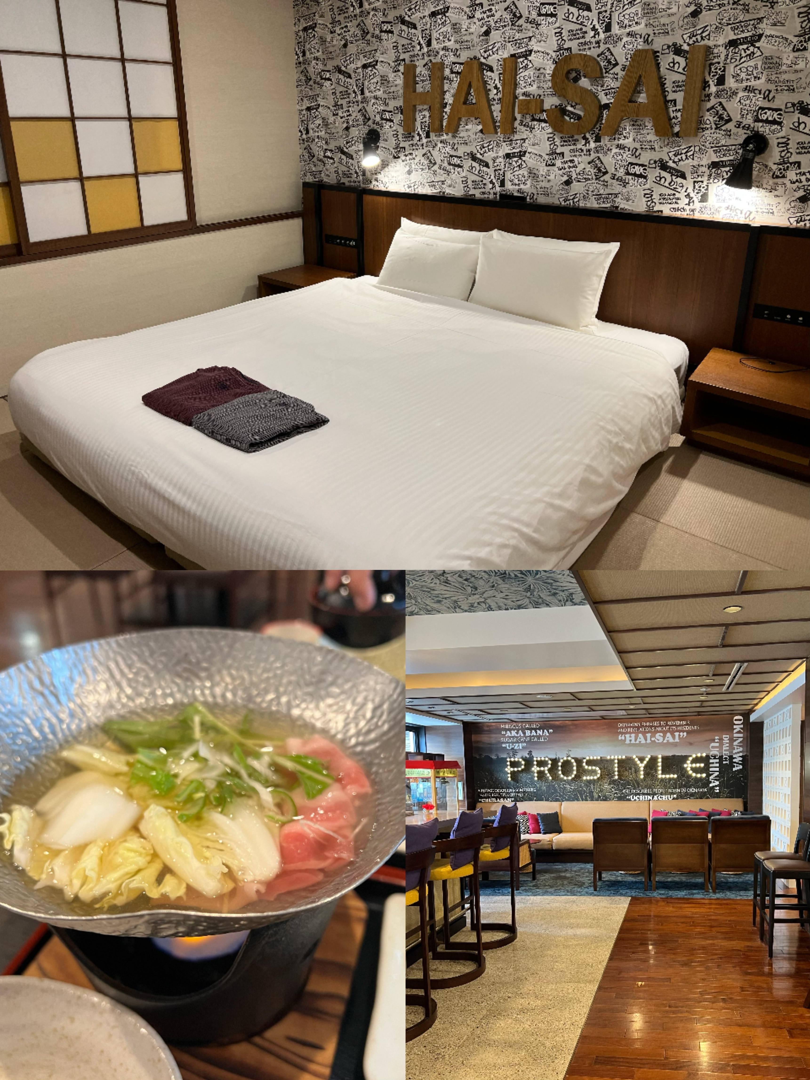 沖繩那霸住宿【 Prostyle Ryokan】早餐阿古豬火鍋、免費啤酒暢飲、近國際通商圈!